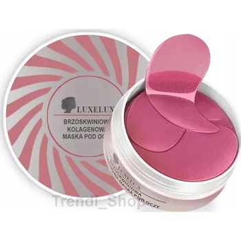Pleťová maska Kolagenové náplasti pod oči s broskví LUXELUX 60 kusů