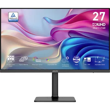 Monitor MSI MODERN MD272UPHGDE LCD monitor 68.6 cm (27 palec)3840 x 2160 Pixel, 16:9, 4 ms, IPS LCD