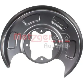 Brzdový kotouč Ochranný plech proti rozstřikování, brzdový kotouč METZGER 6115541