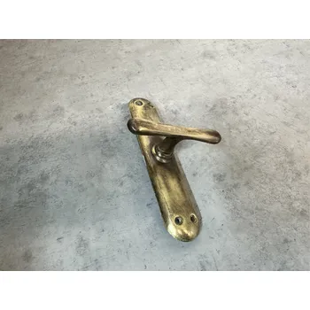 Stavební výplň DANAPO Vintage mosazné okenní kování - klika štítek "GLOBUS" Varianta: 1