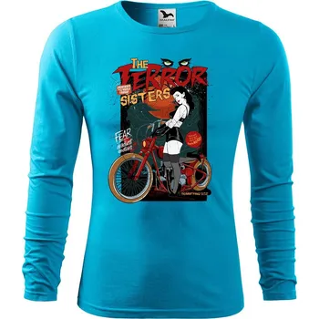 DOBRÝ TRIKO Pánské bavlněné triko Terror sisters Velikost: 2XL, Barva: Tyrkysová