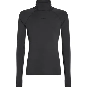 Pánské merino tričko s dlouhým rukávem ICEBREAKER Mens 300 MerinoFine Polar LS Roll Neck, Black velikost: XL