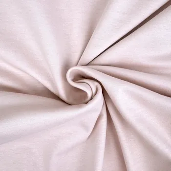 Tričkovina s lycrou Washed 200g - Růžová pudrová