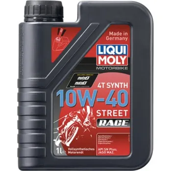 Motorový olej LIQUI MOLY MOTORBIKE motorový olej 4T SYNTH 10W-40 STREET RACE 1L (LIQUI MOLY MOTORBIKE motorový olej 4T SYNTH 10W-40 STREET RACE 1L)