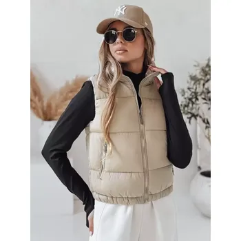 Dámská vesta Dámská vesta DSTREET BÉŽOVÁ L