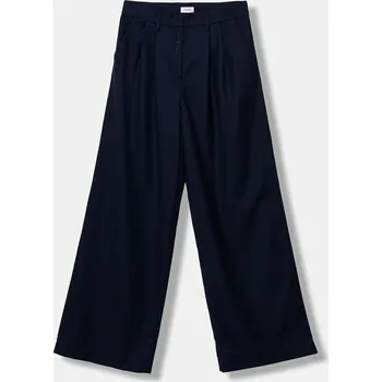 Dětské kalhoty s vlnou Pinko KFPA037.C.ML025 námořnická modř 59X, vel. 164