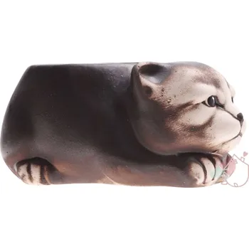 Zahradní dekorace keramické květináče kočka keramická