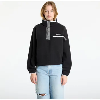Pánská mikina Mikina Columbia Helvetia™ II Cropped Half Snap Fleece Black M
