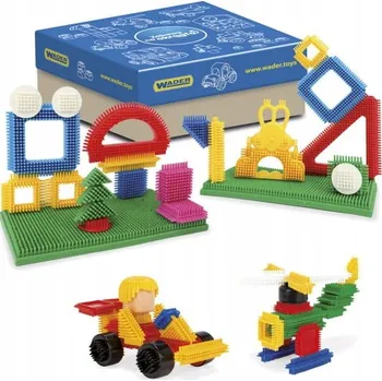 ostatní stavebnice Ježkovské Stavebnice 90 dílů Wader 80167