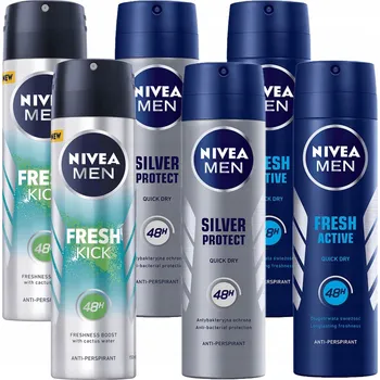 NIVEA MEN Antiperspirant pro muže 6*150 Ml