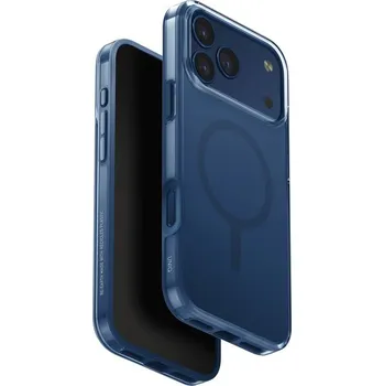 Pouzdro na mobilní telefon UNIQ MagClick Clario MagSafe kryt iPhone 17 Pro Max Royal Blue