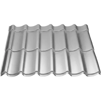 Střecha Lehká střešní ocelová krytina Legos – XENA 1100×4000 mm, stříbrná metalíza RAL 9006