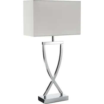 Lampička TecTake GmbH 406004 stolní lampa avina, moderní design, 60w - chromová