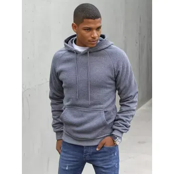 Pánská móda Pánská mikina DSTREET BX5479 TMAVĚ ŠEDÁ XL