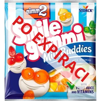 Cukrovinka Storck Nimm2 Smile gummi Milk Buddies 90 g PO EXPIRACI