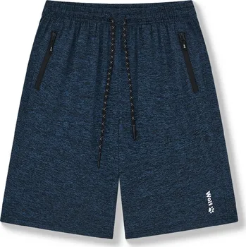 Pánské funkční kraťasy - Wolf T2546, petrol / melír Barva: Petrol, Velikost: L