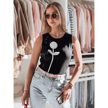 Dámské tílko DSTREET PETITO RY2731 ČERNÁ L/XL