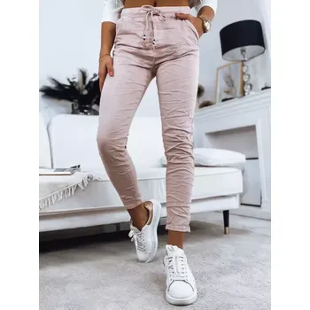 Dámské kalhoty Dámské kalhoty DSTREET UY1337 RŮŽOVÁ M