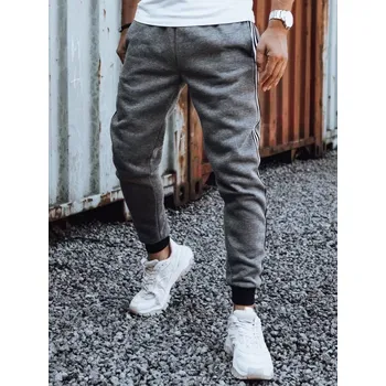 Pánská móda Pánské tepláky DSTREET ŠEDÁ/ČERNÁ XL