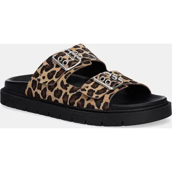 Dámské pantofle Semišové pantofle Copenhagen Suede CPH796 hnědá 88X, EUR 38