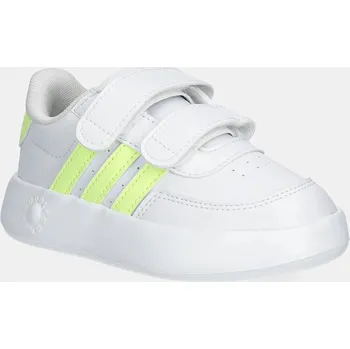 Chlapecké tenisky Dětské sneakers boty adidas BREAKNET 2.0 JI0929 bílá 00X, EUR 19
