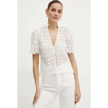 Dámská košile Bavlněná košile Morgan CFLAM CFLAM.OFF.WHITE bílá 00X, vel. 38