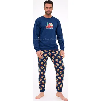 Pánské oblečení CORNETTE Vánoční pyžamo 115/290-Teddy2 Barva: 290, Velikost: L