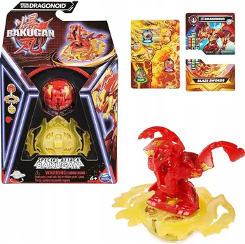 BAKUGAN SBĚRATELSKÁ FIGURKA SPECIÁLNÍ ÚTOK KARTA PŘÍSLUŠENSTVÍ DÁREK