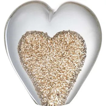 Těžítko na papír J-Line Heart 29091 vícebarevná MLC