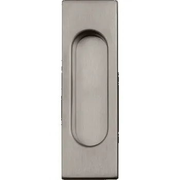 Nábytkové kování MP KOVÁNÍ FT - Mušle hranatá bez otvoru - 3663AC Povrch: ONS - nikl matný