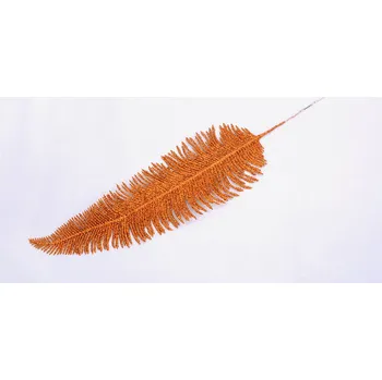 umělá květina Umělé kvítí VÁNOČNÍ KAPRADÍ měděné