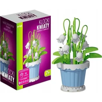 ostatní stavebnice Stavebnice květiny Konvalinky v květináči 223dílů Artyk