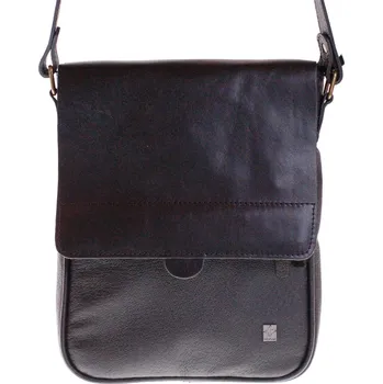 Pánská aktovka Kožená ručně šitá taška KUBÁT přes rameno na iPad 10" | 580114