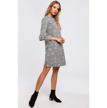 Dámské šaty Ležérní šaty MOE z teplákoviny, nad kolena, velikost XXL