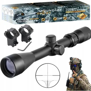 Dalekohled PUŠKOHLED PRO VZDUCHOVKU 3-9X40 OPTIC MIL-DOT OPTICKÝ ZAMĚŘOVAČ ASG