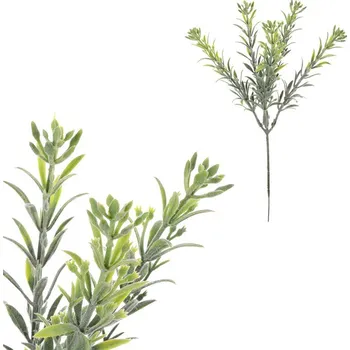 umělá květina Autronic Tymián - umělý trs, zápich, cena za 1 ks, ve svazku 3 ks, sada 36 ks