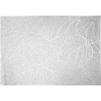 prostírání Prostírání podložka na stůl dekorativní 45x30 cm CALEDA prolamované zlaté PVC listy