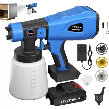 Stříkací pistole 1600W MALÍŘSKÁ STŘÍKACÍ PISTOLE ELEKTRICKÁ S PŘESNOU REGULACÍ VÝKONU MOTORU