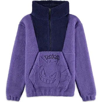Pánská mikina Mikina Pokémon - Gengar Sherpa Premium (velikost XL)