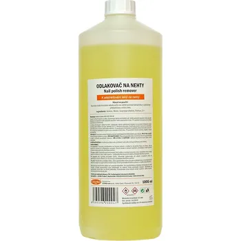 Odlakovač nehtů Cedro Bezacetonový odlakovač na nehty 1000ml - žlutý