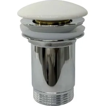 Sifon kielle Odtokové soupravy - Umyvadlová výpusť, ClickClack, kov, bílá 30901130