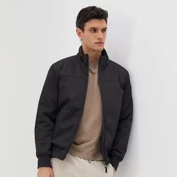 Reserved - Bunda se stojáčkem - černý - 462EW-99X - 462EW-99X-XXL