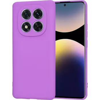 Pouzdro na mobilní telefon Kryt Xiaomi Redmi Note 14 Pro 5G / Poco X7, Techsuit SoftFlex - purple
