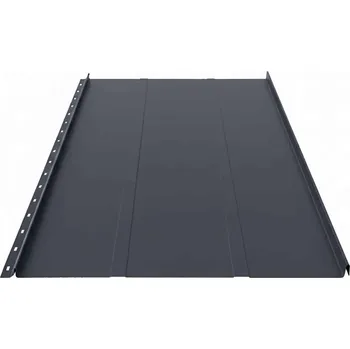 Lehká střešní ocelová zacvakávací krytina Legos – X-PRESS CLICK 520×4000 mm, grafitově šedá RAL 7024