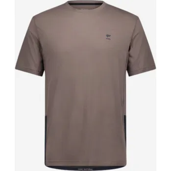 cyklistický dres Pánské tričko Mons Royale Tarn Merino - Hnědé Velikost: XL