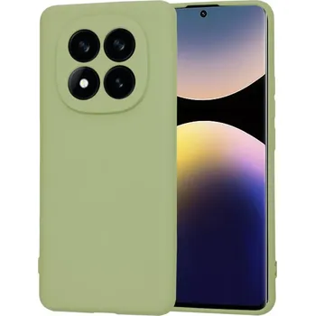 Pouzdro na mobilní telefon Kryt Xiaomi Redmi Note 14 Pro+ 5G, Techsuit SoftFlex, matcha