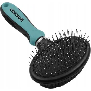 Péče o srst a drápky YARRO OVÁLNÍ OBOUSTRANNÝ KARTÁČ PRO PSY VELIKOST L 20X11,5X5cm Y1910