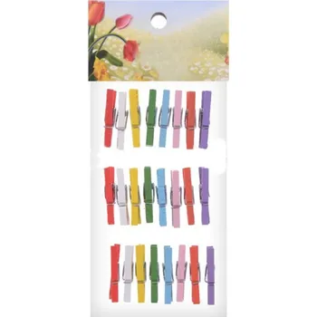 Kolíček dřevo 2,5 cm mix barev