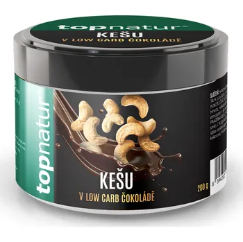 Kešu v mléčné LOW CARB čokoládě 200g