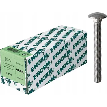 Šroub Zápustné šrouby DIN603 bez matice M6x80mm 100ks